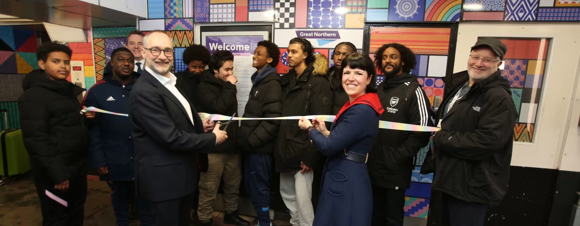 Diversity and togetherness: community mural unveiled at Finsbury Park station