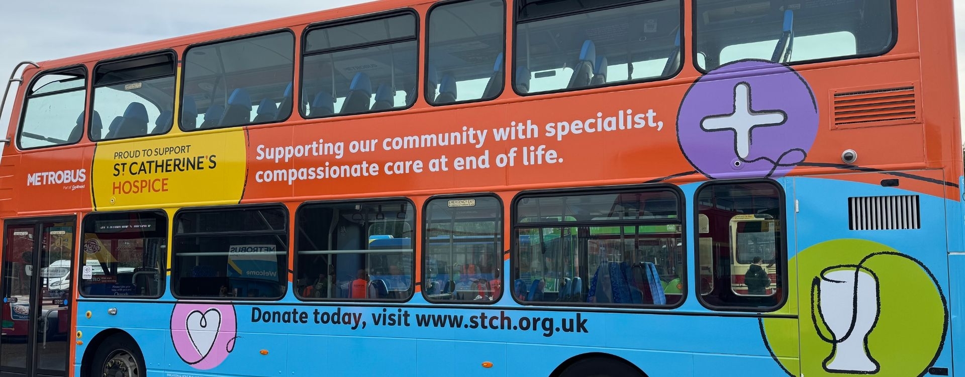 Metrobus double-decker for St Catherine’s Hospice