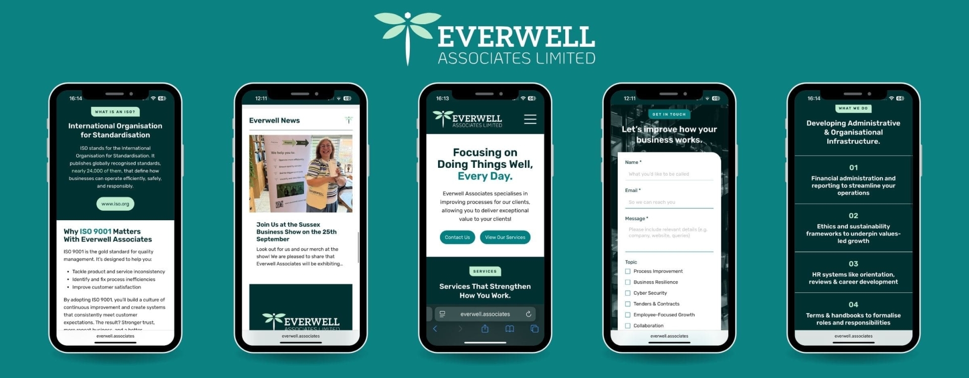 Branding Box creates a new website for gdb member - Everwell Associates