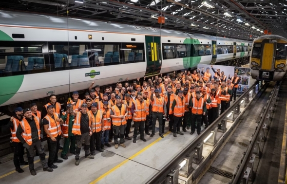 £100m reliability and onboard upgrade on South East’s biggest train fleet completed