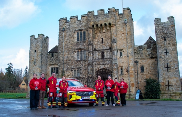 Hever Castle selects Air Ambulance Charity Kent Surrey Sussex (KSS) as Charity of the Year for 2026