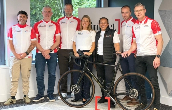Staff from Intact Insurance tackle 770 mile cycle for air ambulance