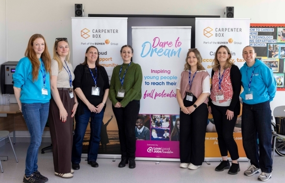Carpenter Box supports Davison CE High School students through Dare to Dream programme